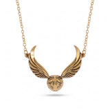 Collar Harry Potter Snitch Dorada Volando