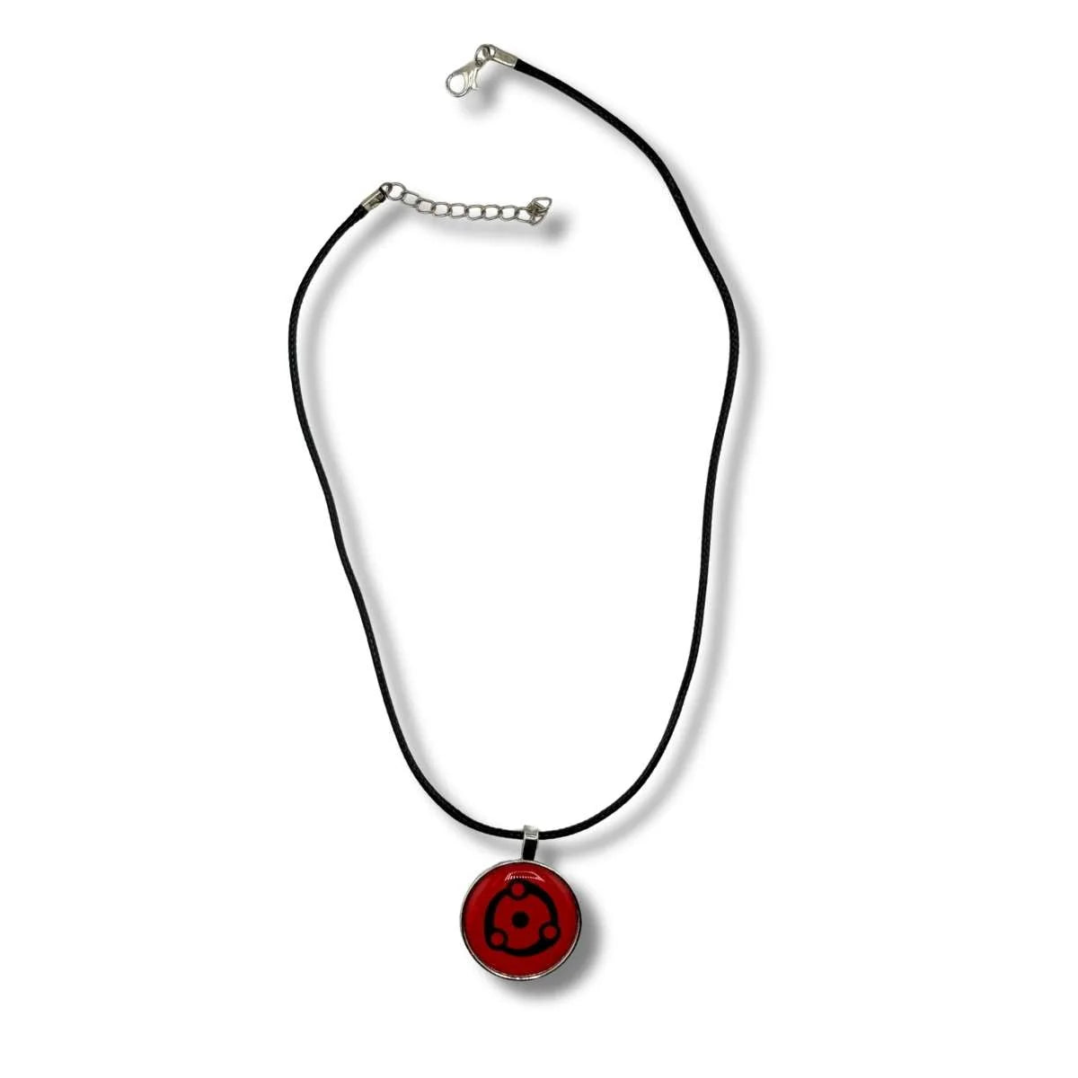 Collar Mangekyo Sharingan Madara Fondo Rojo