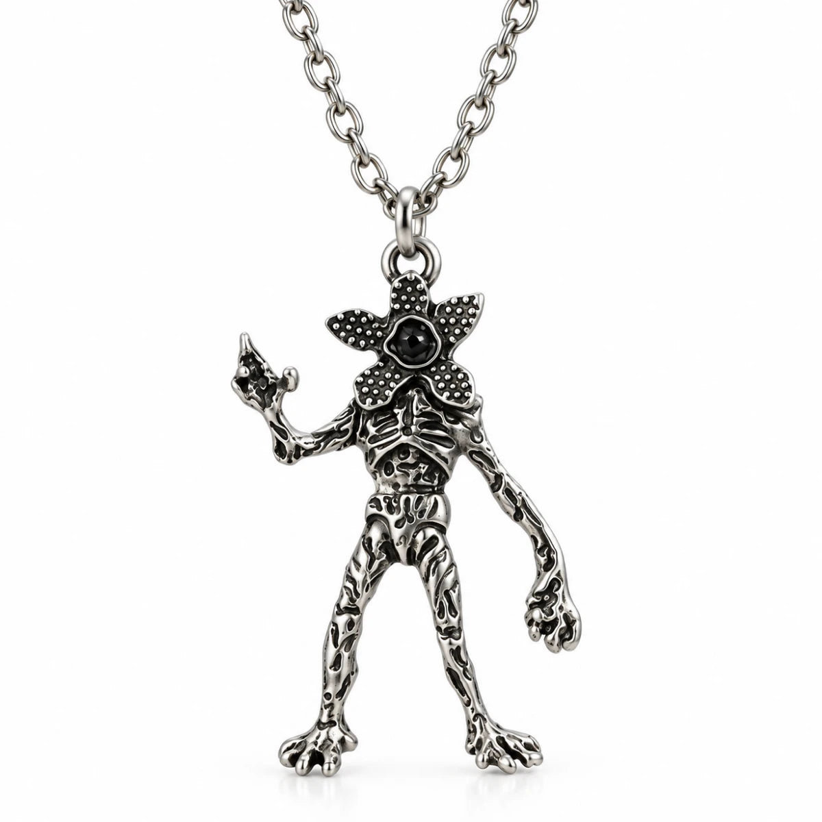 Collar Stranger Things Demogorgon Metálico