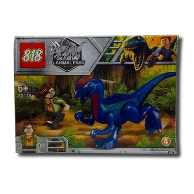 Dinosaurio Azul Serie Animal Park Tipo Lego