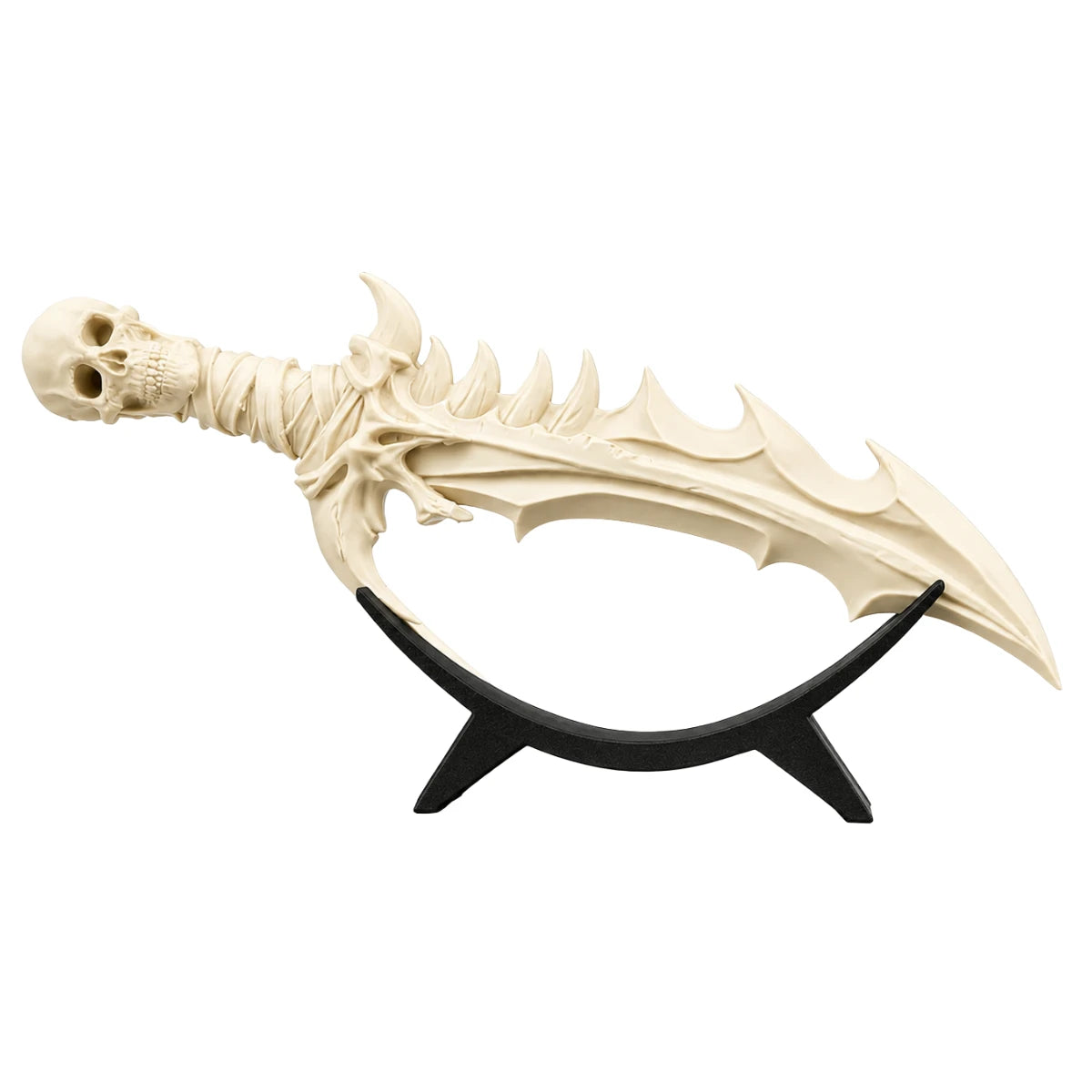 Espada Decorativa 3D Calavera y Espinas de Hueso 9.7 cm