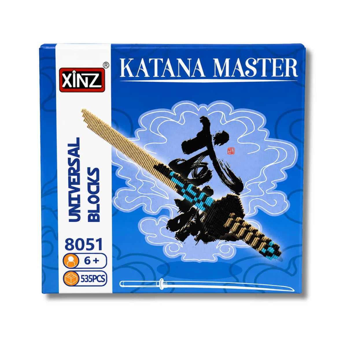 Espada Katana Muichiro Tokito Armable Mini Bloques