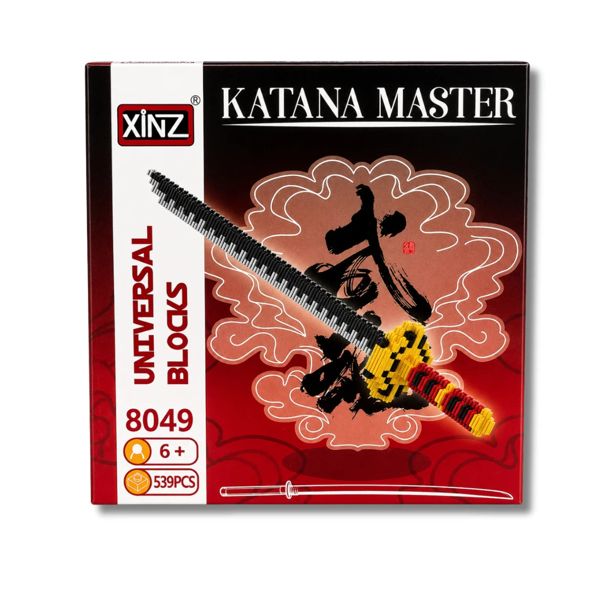 Espada Katana Tanjiro Kamado Armable Mini Bloques