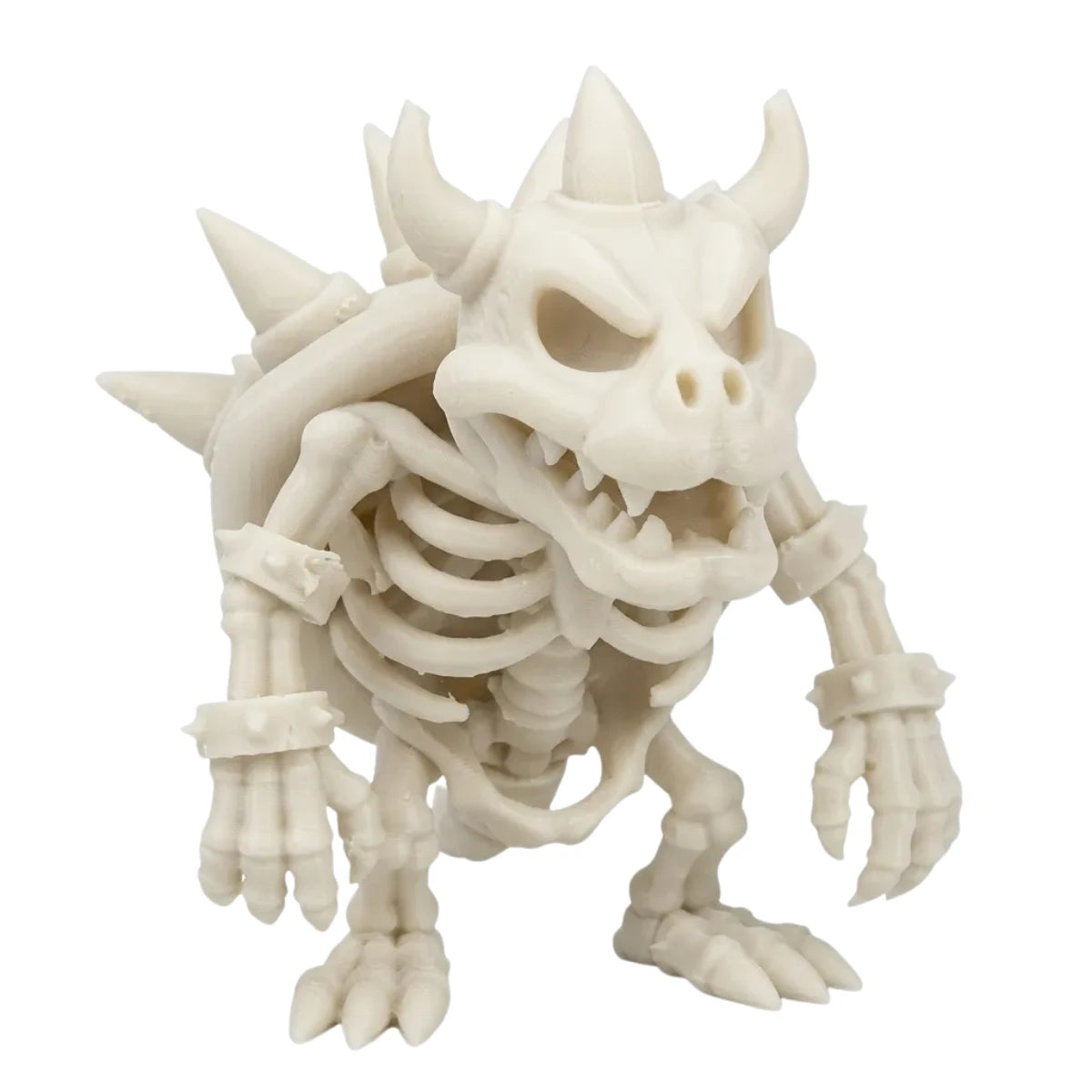 Figura 3D Bowser Malvado Esqueleto Fósil 6.3 cm