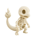 Figura 3D Charmander Esqueleto Fósil 7.4 cm