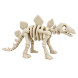 Figura 3D Estegosaurio Esqueleto Fósil 9.5 cm