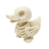 Figura 3D Pato Esqueleto Fósil 8 cm