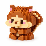 Figura Armable Mini Bloques Ardilla