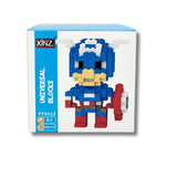Figura Armable Mini Bloques Capitán América