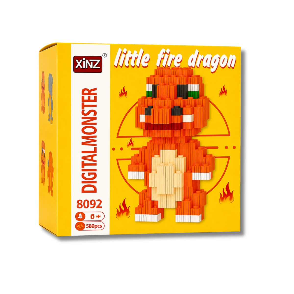Figura Armable Mini Bloques Charmander