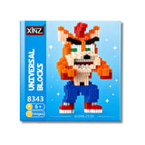 Figura Armable Mini Bloques Crash Bandicoot