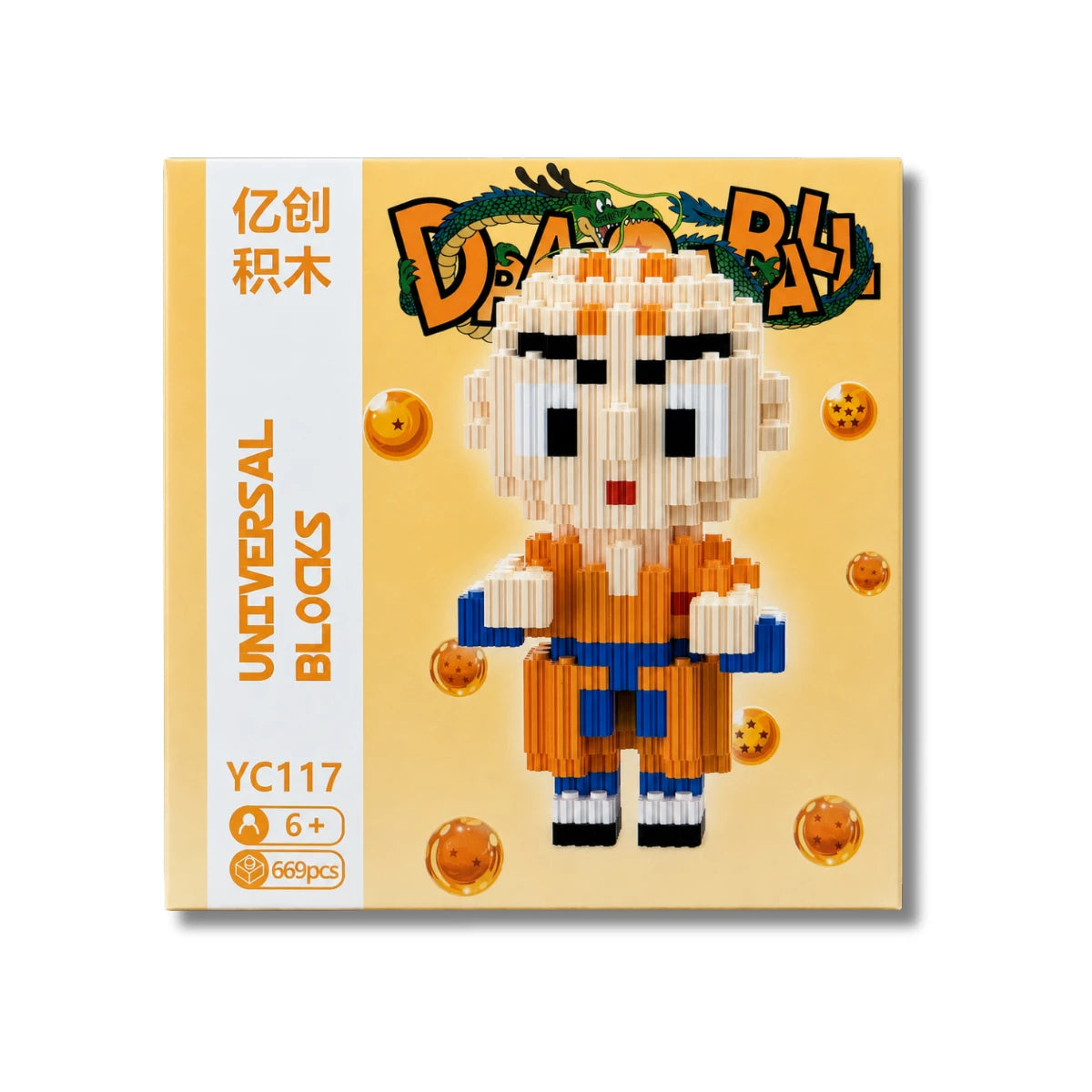 Figura Armable Mini Bloques Krilin Dragon Ball