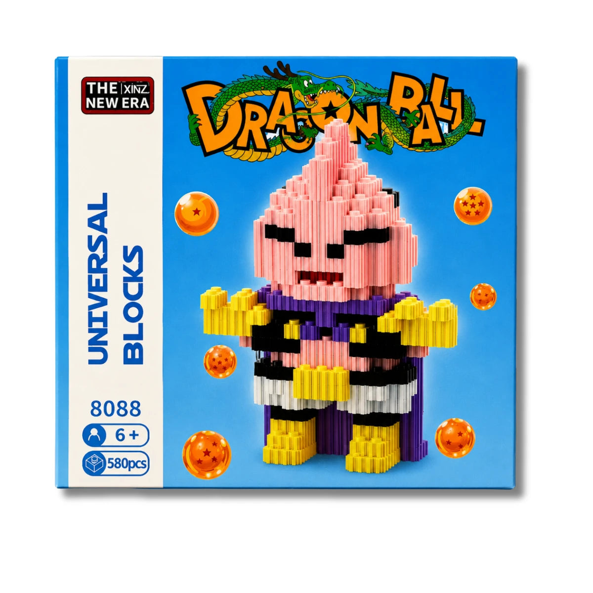 Figura Armable Mini Bloques Majin Buu Dragon Ball