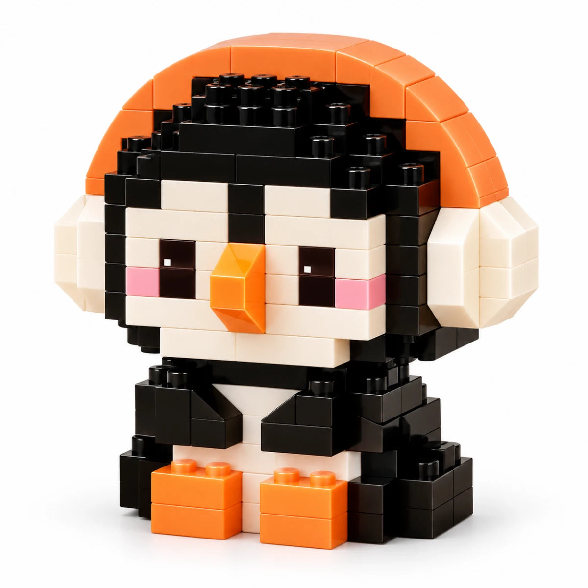 Figura Armable Mini Bloques Pingüino