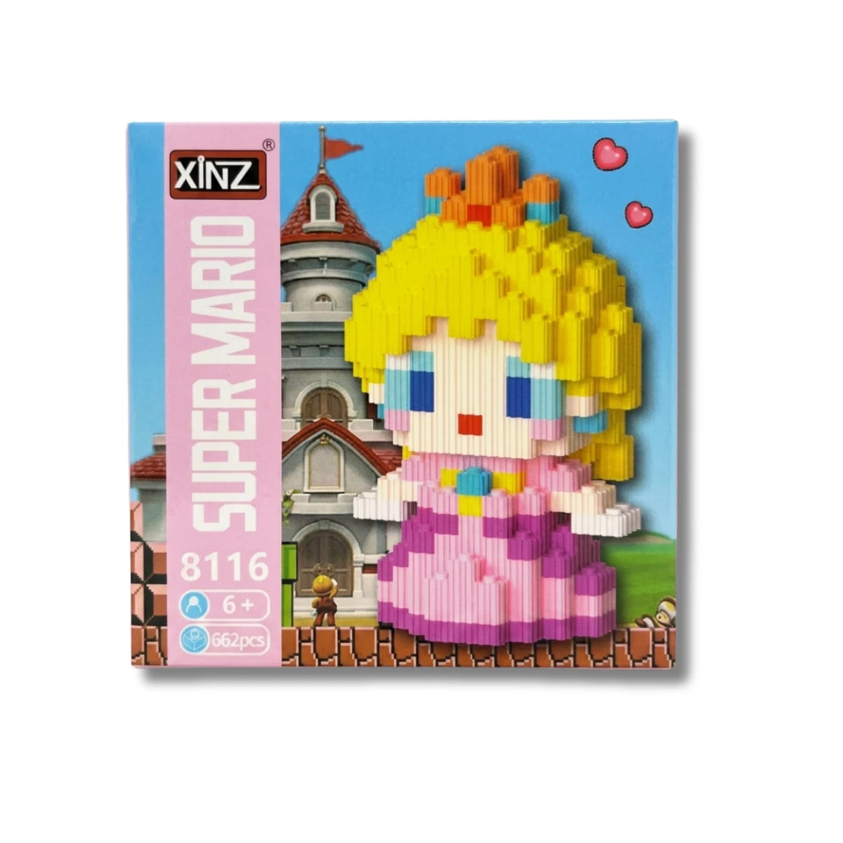 Figura Armable Mini Bloques Princesa Peach