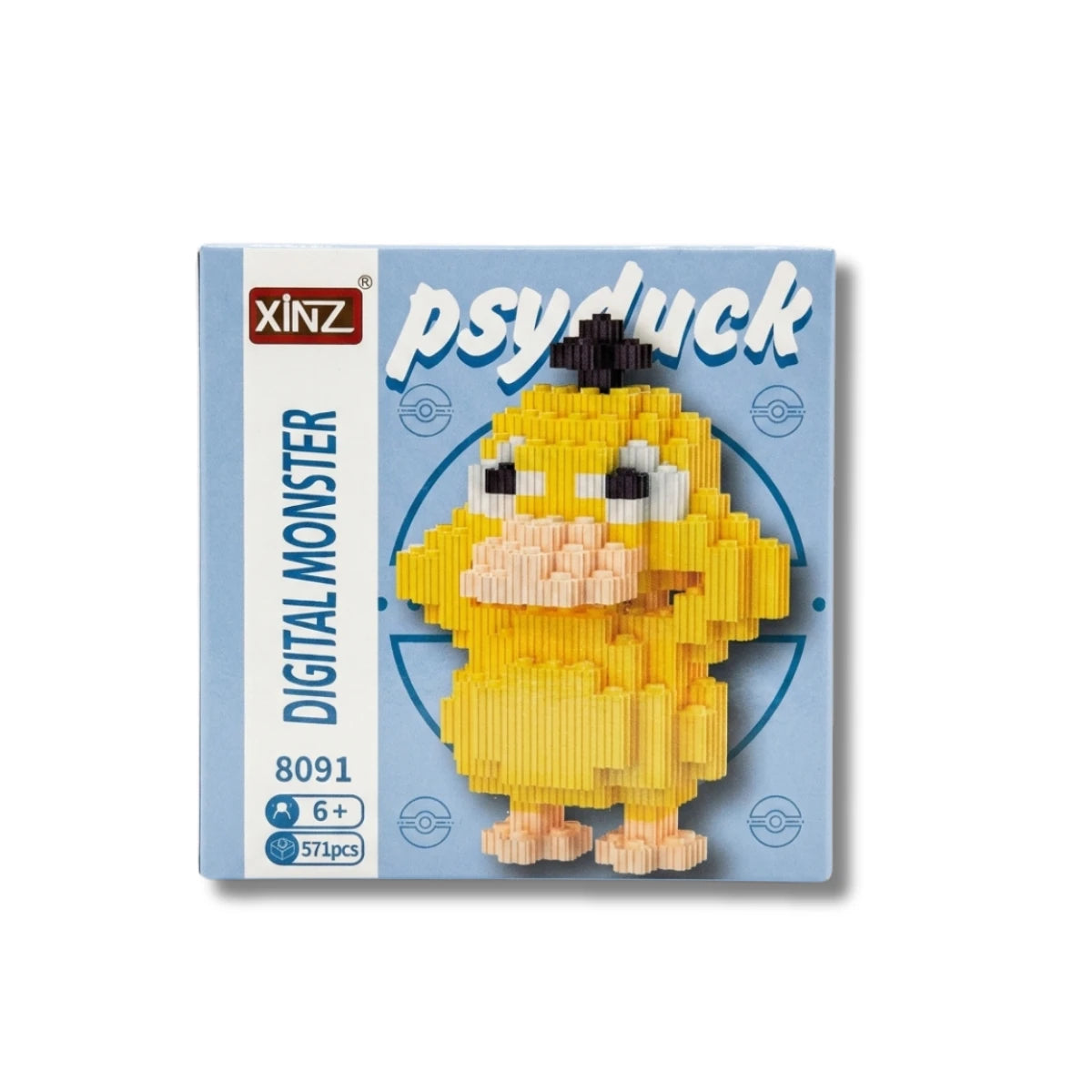 Figura Armable Mini Bloques Psyduck
