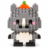 Figura Armable Mini Bloques Rinoceronte