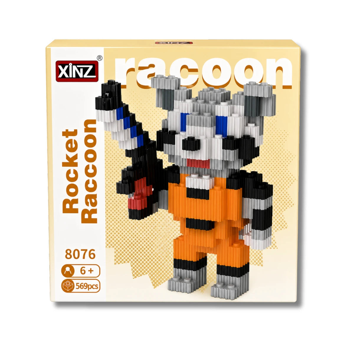 Figura Armable Mini Bloques Rocket