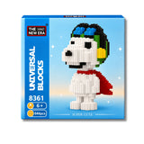 Figura Armable Mini Bloques Snoopy Aviador