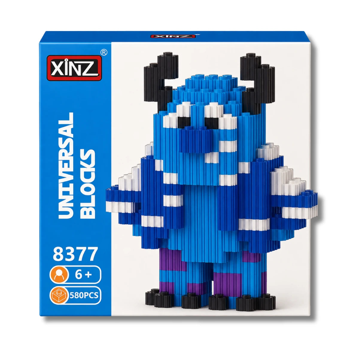 Figura Armable Mini Bloques Sulley Monsters Inc