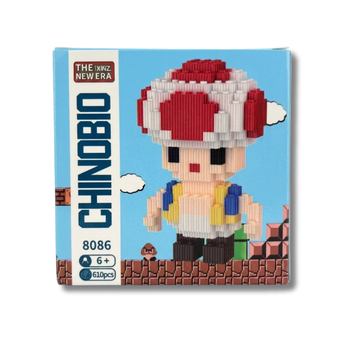 Figura Armable Mini Bloques Toad Super Mario