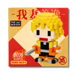 Figura Armable Mini Bloques Zenitsu Agatsuma Demon Slayer
