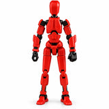 Figura Articulada Maniquí Rojo 13 cm