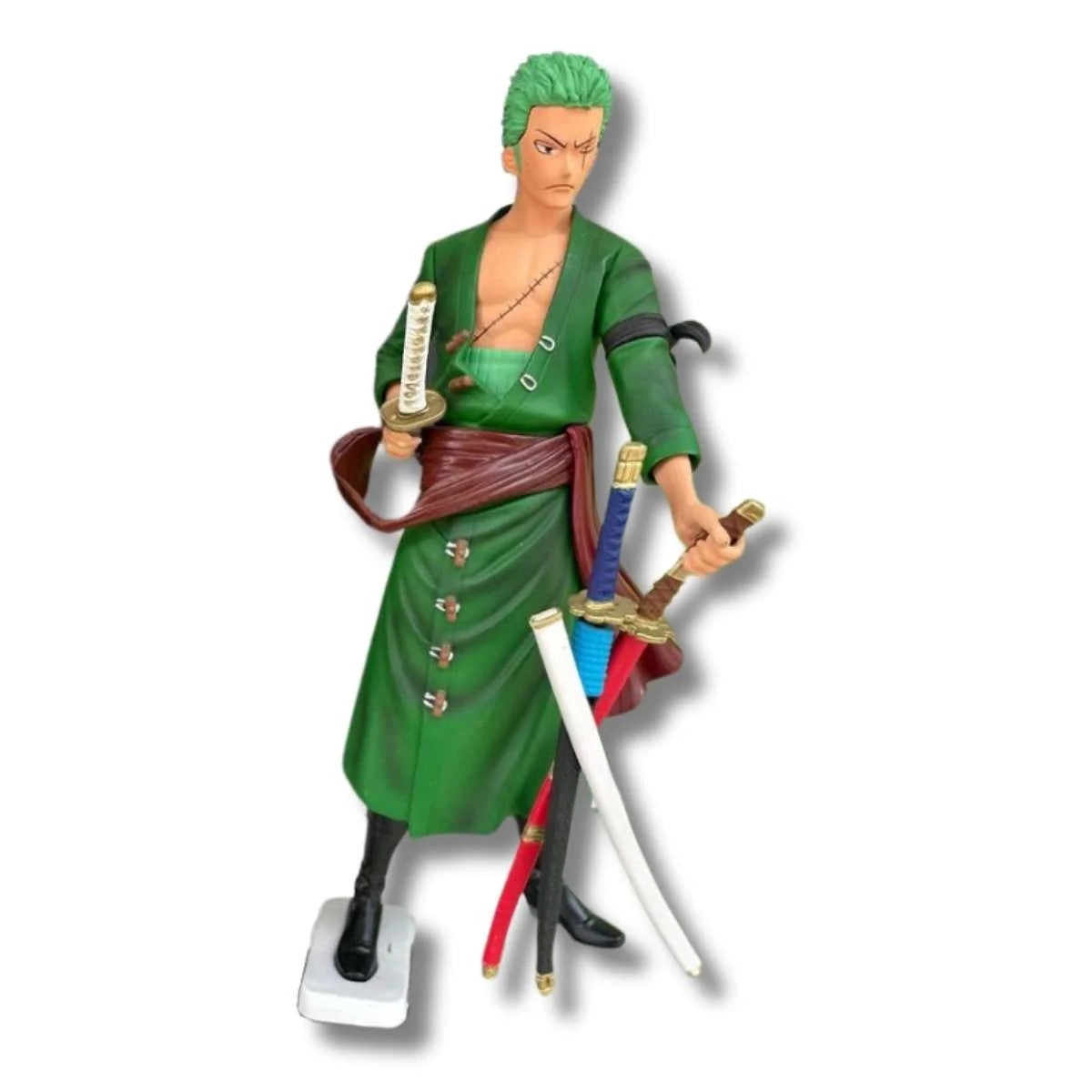 Figura Roronoa Zoro 28 CM Con sus espadas