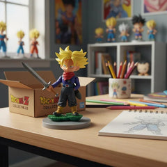 Figura Trunks Super Saiyajin con Espada 9 CM