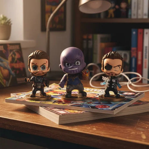 Figuras Avengers Cabezones Infinity War x 8 Unidades