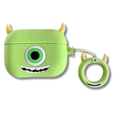 Funda Protectora AirPods Pro Mike Wazowski + Ruedita
