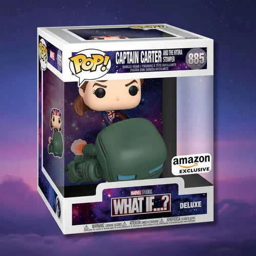 Funko Pop Deluxe! Capitana Carter Montando Hydra Stomper 885