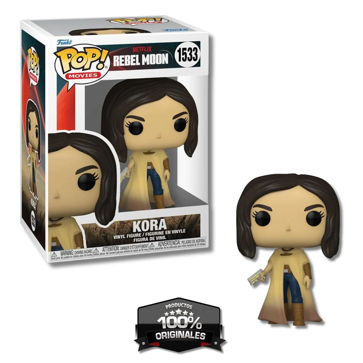 Funko Pop! Kora de Rebel Moon con caja original – figura coleccionable #1533