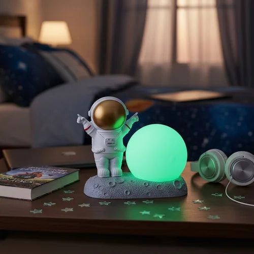Lámpara Astronauta con Luna