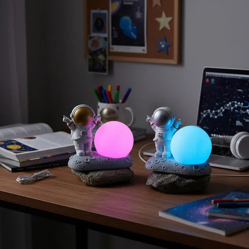 Lámpara Astronauta con Luna