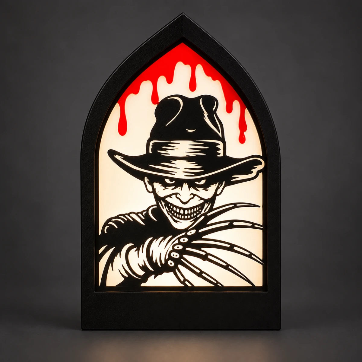 Lámpara Led Terror Freddy Krueger
