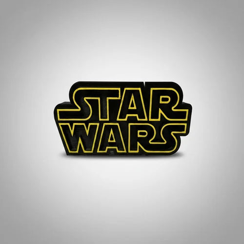 Letrero 3D Star Wars 21 x 11 x 2.8 cm