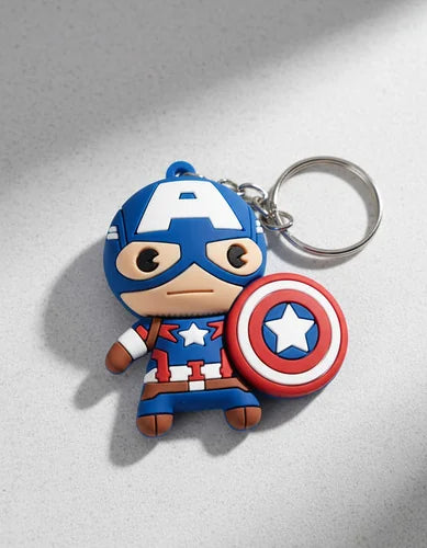 Llavero 3D PVC Capitán América