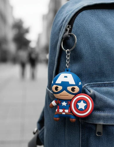 Llavero 3D PVC Capitán América