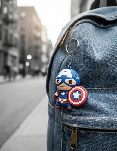 Llavero 3D PVC Capitán América