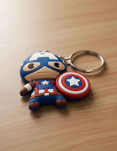 Llavero 3D PVC Capitán América