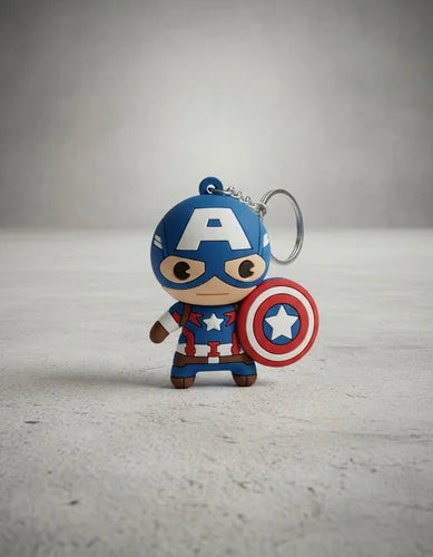 Llavero 3D PVC Capitán América