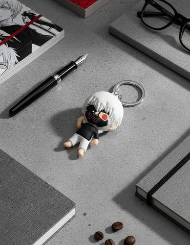 Llavero 3D PVC Ken Kaneki de Tokyo Ghoul