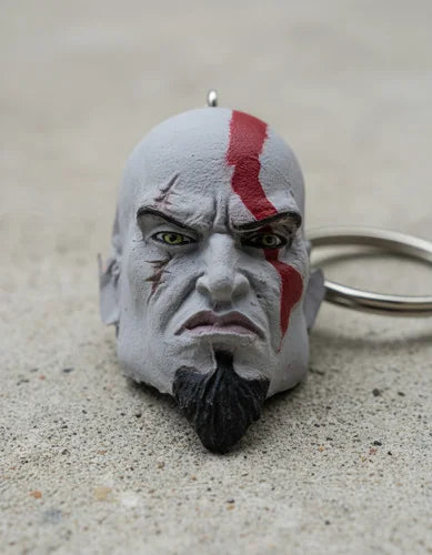 Llavero Cabeza Kratos God of War