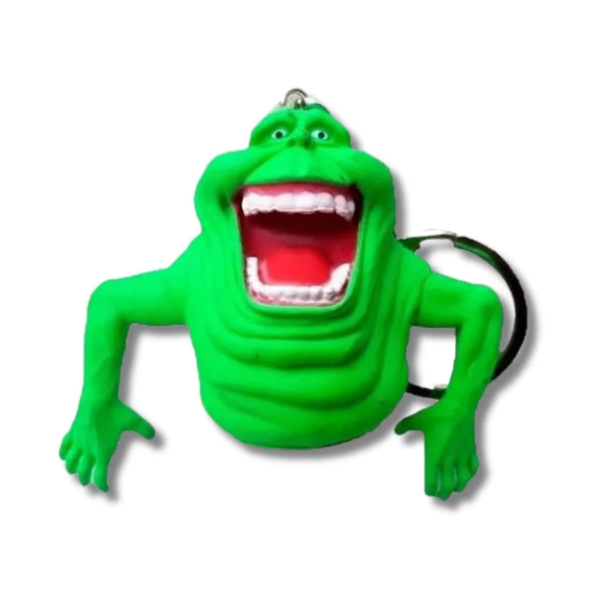 Llavero Cabeza Slimer Color Verde