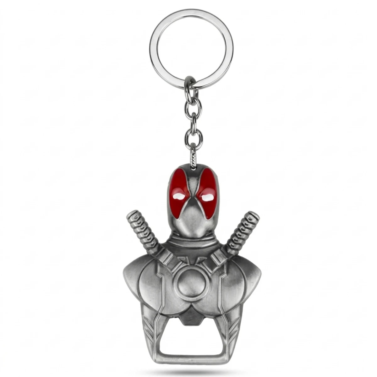 Llavero Destapador Deadpool Plateado
