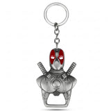 Llavero Destapador Deadpool Plateado