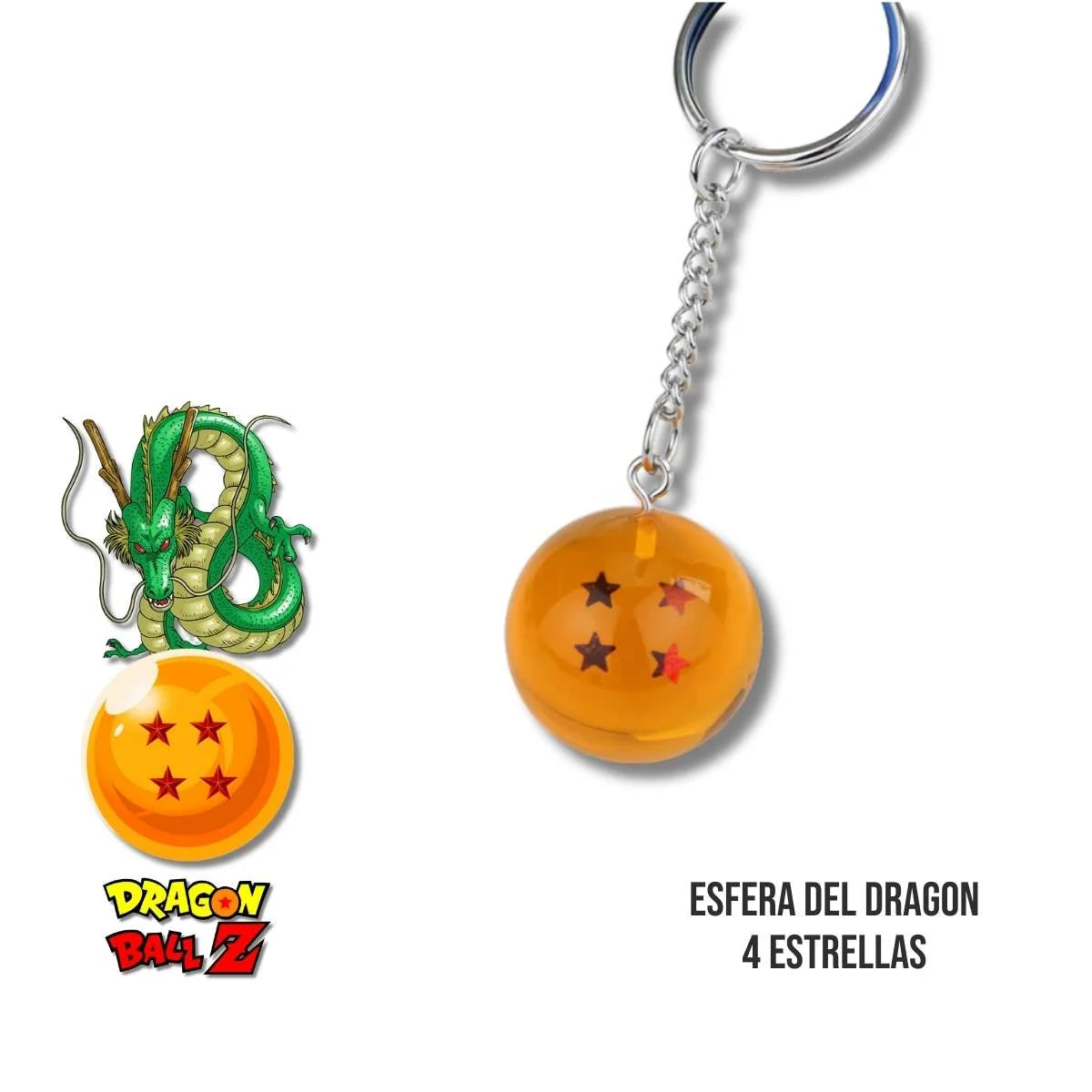 Llavero Esfera del Dragon 4 Estrellas de Dragon Ball