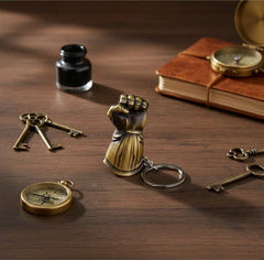 Llavero Metálico 3D Guantelete Thanos