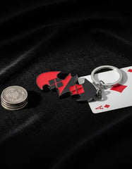 Llavero Metálico Batman Harley Quinn